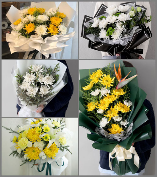 河南南阳卧龙区潦河坡镇大沟村白事花束代送